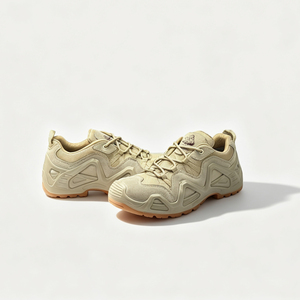 Bottes de randonnée tactiques en daim imperméable antidérapantes à lacets <span class=keywords><strong>GR537</strong></span> 4 pouces Golden Retriever - Product Image 2
