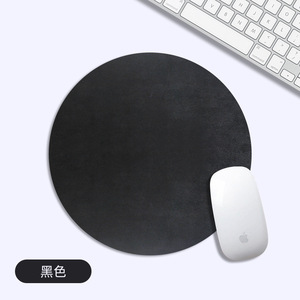 Alfombrilla de Ratón Publicitaria de Color Sólido, Redonda, Antideslizante, Impermeable y Antiincrustante, Alfombrilla de Escritorio para Computadora, de Cuero, Venta Directa de Fábrica - Product Image 6