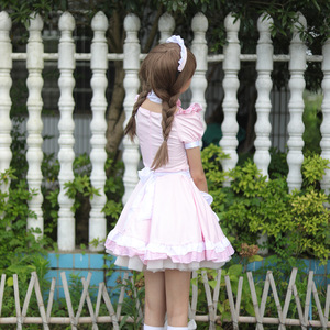 Akihabara Japanese Maid Outfit Pink Cosplay Costume Lolita Cute Girl Dress For Anime Role Playing Spring 2023 - Product Image 4