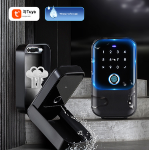 <span class=keywords><strong>Caja</strong></span> de Seguridad Inteligente con APP Tuya, Huella Dactilar, Contraseña, Tarjeta IC, <span class=keywords><strong>Caja</strong></span> de Seguridad Impermeable para Exteriores para <span class=keywords><strong>Airbnb</strong></span> y Administración de Propiedades - Product Image 1