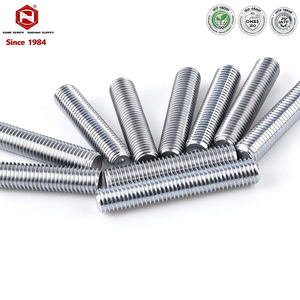 Fabrik-Großhandel Hochfeste Metrische DIN975 Kohlenstoffstahl Vollgewindestange Klasse 4.8 8.8 Maßgefertigte Größe Konstruktionsbefestigungselement - Product Image 1