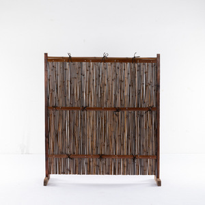 Recinzione <span class=keywords><strong>in</strong></span> Bambù Naturale Fatta a Mano <span class=keywords><strong>in</strong></span> Stile Cinese, Ecologica e Personalizzabile, 180cm, per Cortile <span class=keywords><strong>Esterno</strong></span>, Balcone, Piccolo Giardino - Product Image 6