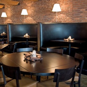 Mesas y sillas de <span class=keywords><strong>restaurante</strong></span> de fibra de vidrio de madera sintética de ratán <span class=keywords><strong>mexicano</strong></span> Hotel - Product Image 5