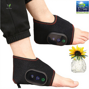 Portable Acupressure Reflexology Foot Care Massager <b>Vibrating</b> Shoe Slippers with Massager - Product Image 2