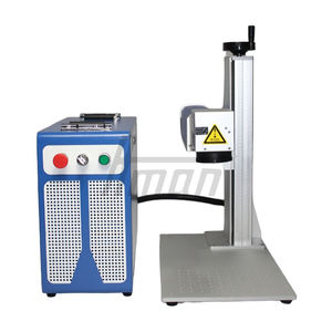 Machine de gravure au laser à fibre 20-50W Refroidie par air Zone de marquage 300x300mm Prise en charge des formats DXF/AI/DWG/LAS/PLT/BMP - Product Image 3