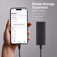 Enclosure SSD M.2 NVMe SATA Tanpa Alat USB C USB 3.2 Gen 2 10Gbps Adaptor Eksternal untuk SSD 2230 2242 2260 2280