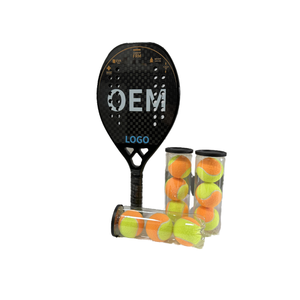 2024 pats thể thao chất lượng cao OEM thiết kế sợi Carbon bãi biển quần vợt mái chèo vợt 3K/12K/18k EVA Grip cho Đào Tạo - Product Image 1