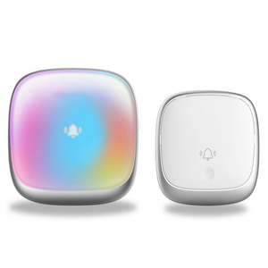 ผู้สูงอายุ/คนหูหนวกประตูระฆัง7สีไฟกระพริบบ้านเพลงไร้สายออด - Product Image 1