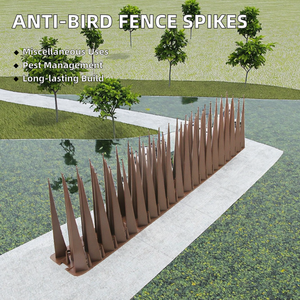 Innovador Diseño de Valla Anti-Pájaros para Jardín con Patente de Estado Sólido y Púas Irregulares - Product Image 2