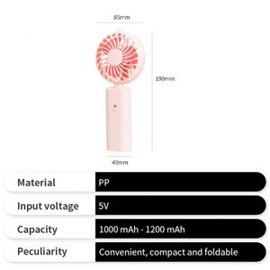 Ventilateurs promotionnels mini USB personnalisables avec logo, ventilateurs portables rechargeables pour entreprises - Product Image 2