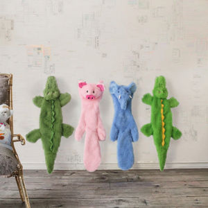 Juguetes de Peluche de Alta Calidad al por Mayor, Lindos y Divertidos, con Sonido, Cocodrilo, Cerdo, Elefante, Perro, Juguetes para Perros con Sonido, Dibujos Animados - Product Image 1