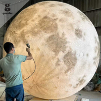 Lampe solaire LED extérieure en forme de lune pour jardin, cour, pelouse, décoration de Noël