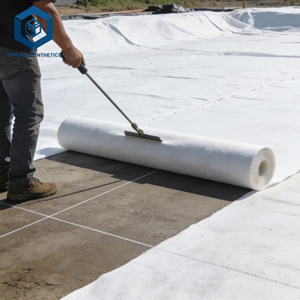 Tissu filtrant géotextile en PP Bidim NT2500 non tissé pour drainage routier en Tanzanie - Product Image 3