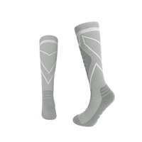 Chaussettes de compression sportives professionnelles transfrontalières pour hommes et femmes - Chaussettes de mollet respirantes en nylon pour la course en extérieur