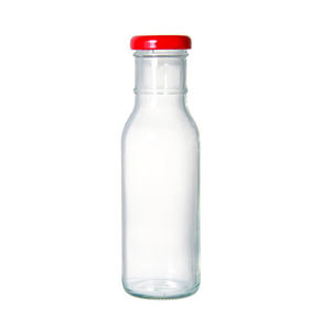 Bouteille en verre ronde de 12 oz de haute qualité pour sauce, idéale pour le <span class=keywords><strong>ketchup</strong></span> - Product Image 2