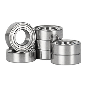 Roulements à billes miniatures à gorge profonde SeYoo 12x15x5mm 676ZZ 2RS en acier chromé pour modèles réduits d'avions et jouets - Product Image 2