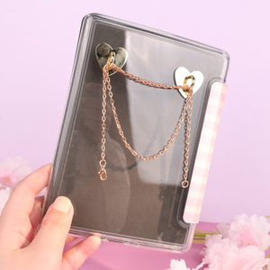 Cadena de Metal Personalizada <span class=keywords><strong>con</strong></span> Cierre de Corazón para Teléfono Móvil, <span class=keywords><strong>Kindle</strong></span>, iPad, Anillos para Dedos, Funda Adhesiva, Impresión UV Ecológica, Estilo Amor - Product Image 2