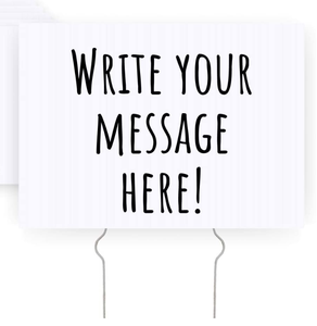 Su misura UV Inchiostro <span class=keywords><strong>Yard</strong></span> Sign-Ondulato di Plastica-Stampato Front & Back-con Metallo Palo A Terra Incluso-per Affitto Segno - Product Image 4