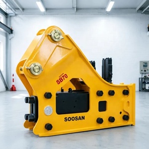 SB70 Nuevo modelo Tipo lateral Martillo hidráulico Construcción Industrias mineras Núcleo Cincel Rompedor Bomba de martillo con rodamiento incluido - Product Image 1