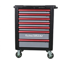 Gabinete de Almacenamiento Modular de Acero de Alta Calidad con 7 Cajones, con Cerradura y Recubrimiento en Polvo, para Herramientas de Taller y Garaje