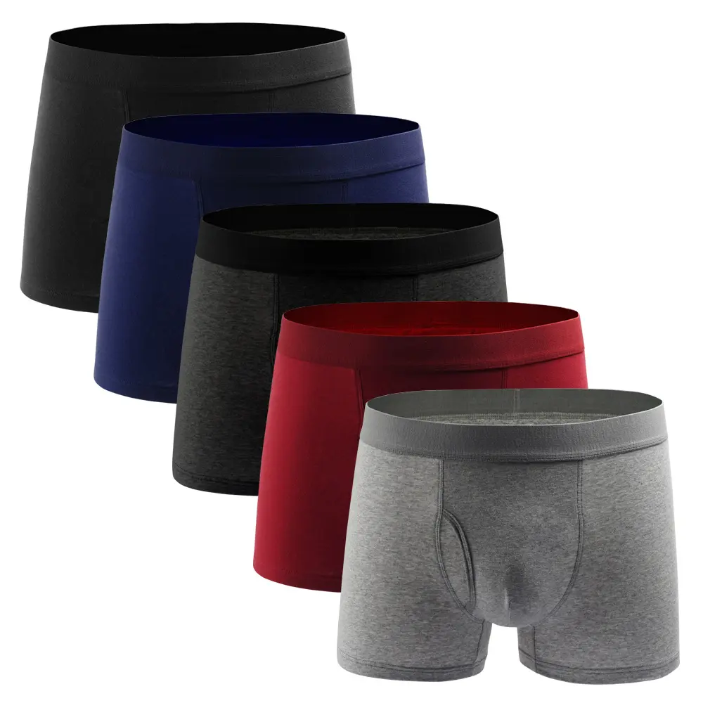 Bokser Terbaru Celana Dalam Katun Longgar Pria Ukuran Eropa Boxer Celana Dalam Celana Dalam untuk Pria