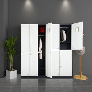 Serrure à clé en acier intérieur personnel casier Knock-fabriqué en métal armoire pour bureau chambre vêtements armoire de rangement pour chambre - Product Image 2