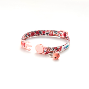 Offre Spéciale de couleurs de motif personnalisées Collier de sécurité réglable pour chien et chat avec cloche Lot de 2 - Product Image 3