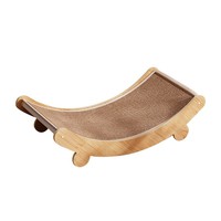 Chaise longue griffoir pour chat en forme de U, luxueuse et écologique, 160 cm, en sisal naturel, pour chats d'intérieur