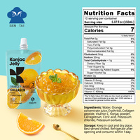Gelée Douce Saine Keto Vegan Fruit Squeeze Pouch Boisson Collagène Peptides Konjac Gelée
