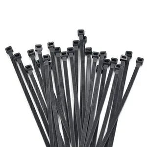 4*300mm 2.5*100mm plastic 6" inc strap cable zip tieS kabelbinder multi color self-locking flexi nylon zip nylon 66 black reusab