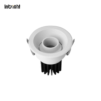Spot encastré LED moderne 8W COB, intensité variable, température de couleur réglable, indice de protection IP65, anti-éblouissement, orientable, pour hôtel