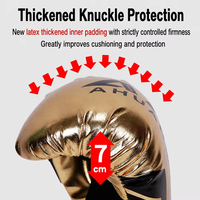 Gants de boxe haute performance avec logo personnalisé pour l'entraînement professionnel, le sparring, le Muay Thai, le MMA, les arts martiaux et les sports