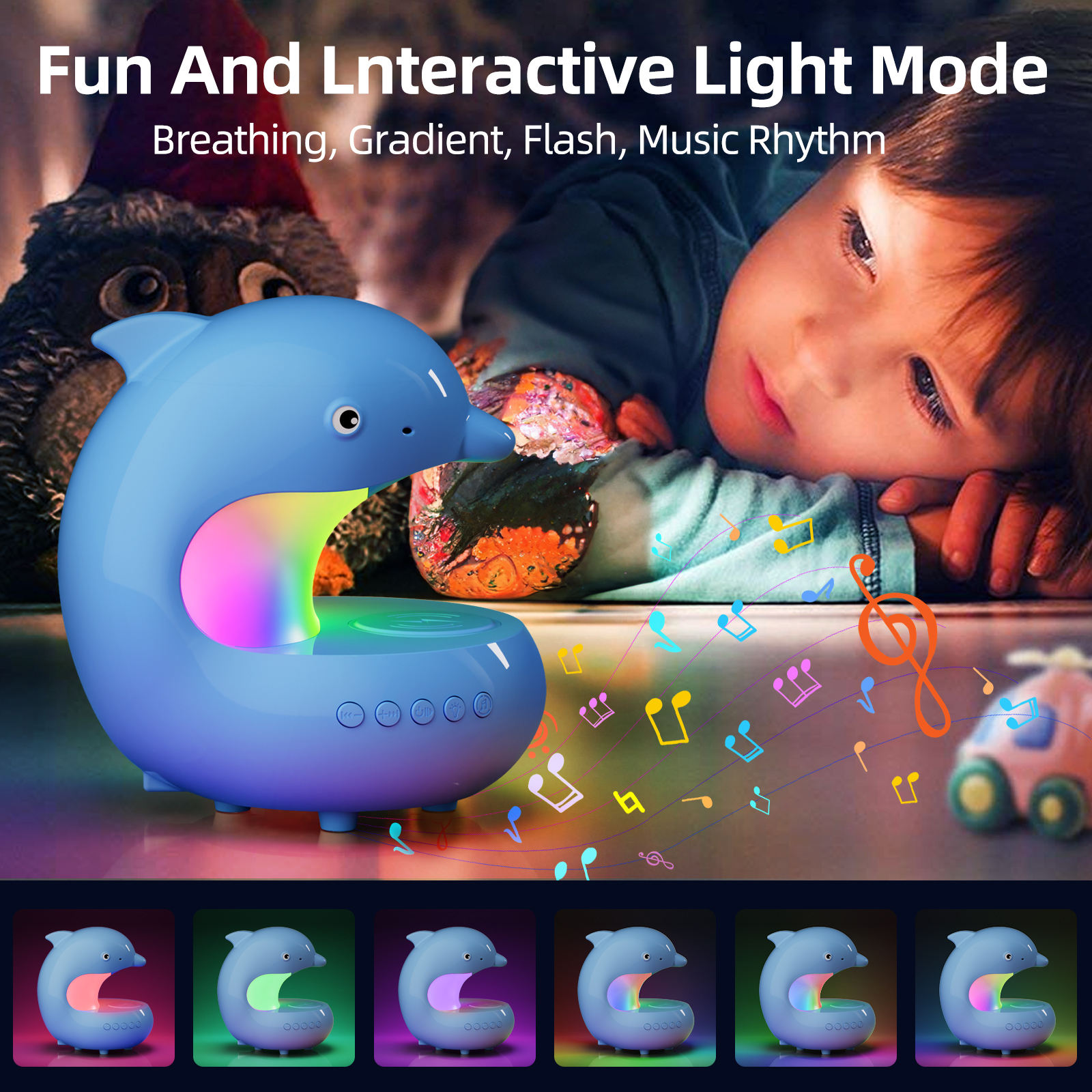 ORANGLES Smart Wireless Charging Lamp | RGB Music Table Lamp with Phone Charger for Bedroom - Kuwait - angled perspective - presenting advantages - Image 4 of 6 | fits any environment | Purchase Smart Wireless Charging Lamp | RGB Music Table Lamp with Phone Charger for Bedroom - Kuwait Michigan | Free Shipping ORANGLES