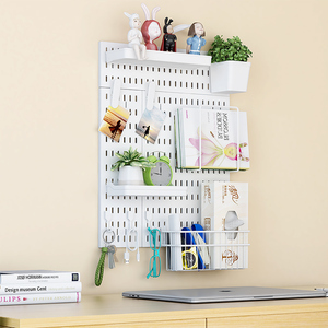 プラスチック製 有孔ボード 壁掛けオーガナイザー ウォールマウント ハンギングフック 卸売 プラスチック製 ゲーミング 有孔ボードフック - Product Image 2