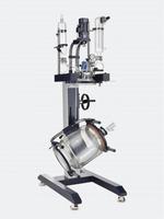 Tiandi 100L réacteur en verre à double couche rotatif et élévateur à alimentation électrique verre à haute teneur en borosilicate 3.3
