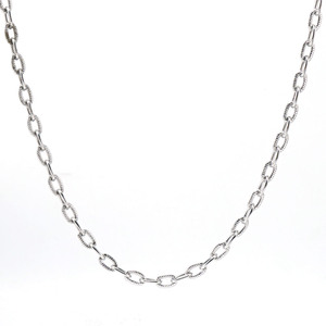 Zogxin Stainless Steel O-Shaped Embossed Chain For Necklace Making 304 Metal Jewelry Finding Component - Product Image 5