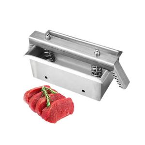 Outil manuel efficace pour aplatir la viande, construction en acier inoxydable, idéal pour une utilisation en cuisine pour faire <span class=keywords><strong>des</strong></span> hamburgers - Product Image 4