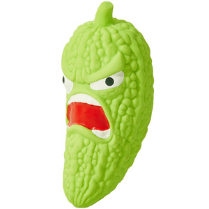Yite Pet Bitter Melon Dog Toy Sound Making <b>Bite</b> Resistant Teeth Cleaning Cartoon Design - Product Image 2