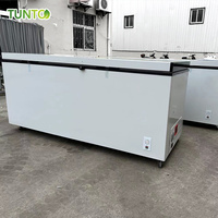 Congélateur Solaire Coffre Profond 698L/1280L Fonctionnant sur Batterie Compresseur DC 24V Intégré pour Usage Domestique Stockage de Poisson