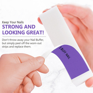 Wholesale 4 Way EVA <b>Nail</b> Salon <b>Tools</b> Shiny Buffers for Effective <b>Nail</b> Polishing - Product Image 3