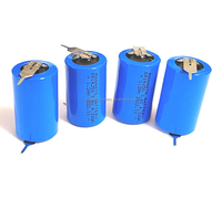 3.6V SOCL2 silinder Lithium Ion ER14250M sel 3.6V SOCL2 baterai dengan Solder pin tab tag untuk berbagai aplikasi