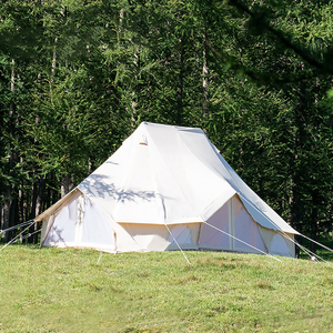 Yurta de Camping Familiar Plegable de Alta Resistencia para 10-12 Personas, Tipo Campana Doble, Lona de Polialgodón, Glamping para Cuatro Estaciones, Una Habitación - Product Image 2