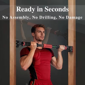 Equipo de Entrenamiento de Fuerza Ajustable para Dominadas, Barra de Dominadas para Marcos de Puerta, Ejercicio de la Parte Superior del Cuerpo - Product Image 6