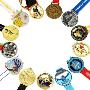 Médaille <span class=keywords><strong>de</strong></span> sport personnalisée <span class=keywords><strong>en</strong></span> alliage <span class=keywords><strong>de</strong></span> zinc moulé sous pression, plaquée <span class=keywords><strong>or</strong></span>, argent, bronze, médaille <span class=keywords><strong>de</strong></span> lutte 3D personnalisée avec ruban - Product Image 6