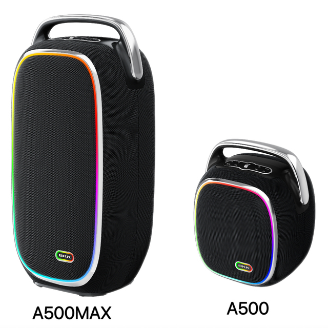 Bkk Latest Creative Design Party High-Power 200W 8 Inch Stereo/Surround Sound BT Speaker Removable Battery Support Auracast
