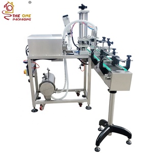 Máquina Llenadora Automática Digital de Dos Cabezales <span class=keywords><strong>con</strong></span> Servomotor para Líquidos: Esmalte de Uñas, Champú, Aceite, Jugo, Agua, Frascos y Botellas de Vidrio - Product Image 2