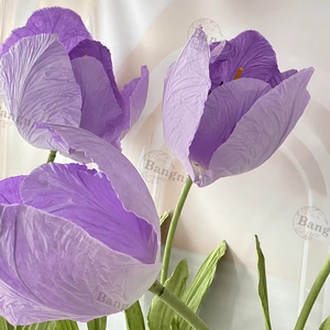 <span class=keywords><strong>Prix</strong></span> usine tulipes géantes papier personnalisable fleurs artificielles décoration <span class=keywords><strong>de</strong></span> mariage fournitures <span class=keywords><strong>de</strong></span> fête <span class=keywords><strong>fond</strong></span> <span class=keywords><strong>de</strong></span> fête d'anniversaire - Product Image 6