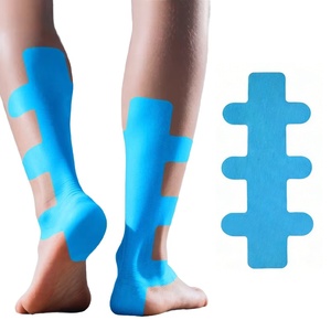 Nastro Kinesiologico OEM per Tallone e Polpaccio, Sollievo dal <span class=keywords><strong>Dolore</strong></span> Muscolare <span class=keywords><strong>Posteriore</strong></span>, Pretagliato, Sportivo, Impermeabile e Traspirante - Product Image 1