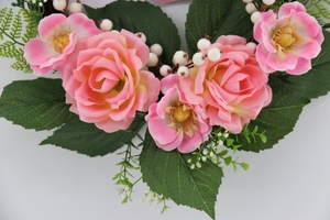 Artificial Rose Flower Summer <strong>Wreaths</strong> <strong>for</strong> Front <strong>Door</strong> <strong>Hanger</strong> - Product Image 6