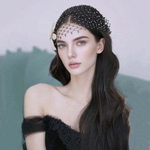 Diadema de novia con diamantes de imitación, tocado con forma de flor grande <span class=keywords><strong>para</strong></span> <span class=keywords><strong>mujer</strong></span>, tocado de boda hueco de cristal, tocado de circón - Product Image 3